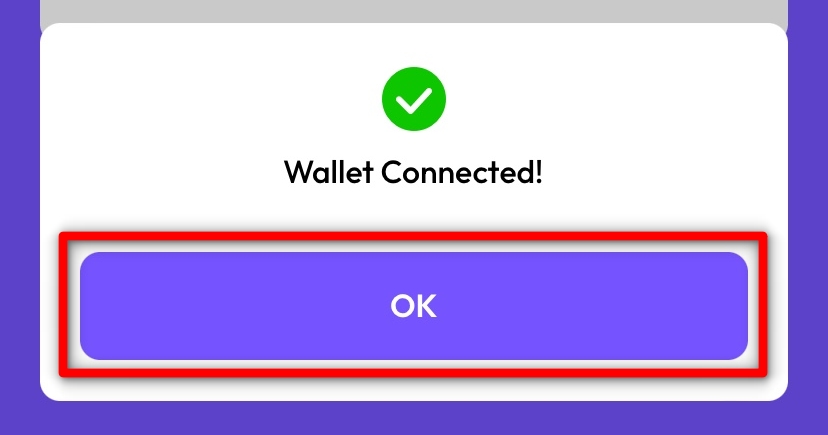 MOOI Wallet Jellyme 接続完了画面